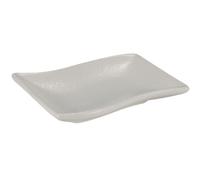 Le Coq Rupis Piattino ondulato set 6 stoneware Bianco 9x7