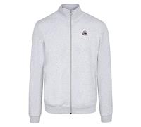 Le Coq Sportif Ess FZ Sweat N°3 M Felpa, Grigio mélange Chiaro, M Uomo