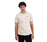 Le Coq Sportif - Ess Tee SS N°1 - Maglietta a Maniche Corte Jersey 100% Cotone 140 g Taglio Classico - Grande Logo serigrafato Inchiostro Gonfiabile - Taglia XL - Beige
