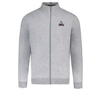 Le Coq Sportif Giacca da Tuta Unisex, Grigio Etere, S