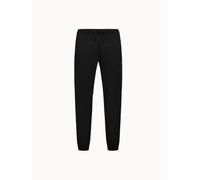 Le Coq Sportif - Pantaloni da Uomo Ess Regular N°4 M - Taglio Classico Double Face Cotone Poliestere - Cintura Elastica con Coulisse Esterna - Badge Ricamato Logo Gallo - Taglia L - Nero Chiaro