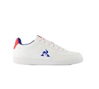 Le Coq Sportif Scarpe LCS Derby_1 da Uomo, Bianco Ottico Rosso Fuoco, 42 EU