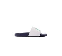 Le Coq Sportif Slide HF Fef PS Dress Blue/White/Green, Scarpe da Ginnastica Unisex-Bambini, 28 EU