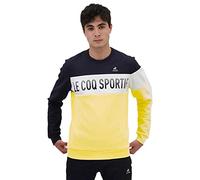 Le Coq Sportif Stagione 2 Crew Sweat N°1, Sky CAPT./n.OPT.White/L.Zest, Medium Uomo