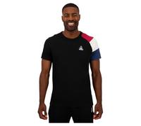 Le Coq Sportif T - Camicia da Uomo, Nero, S