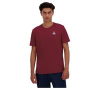 Le Coq Sportif Ess Tee SS N°1 M T-Shirt, Rosso, M Uomo