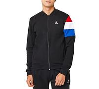 Le Coq Sportif Tri FZ Sweat N°1M Felpa Uomo, Uomo, Felpa, 2120317, Nero, XS