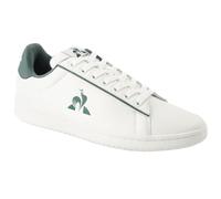 Le Coq Sportif Unisex LCS Short Clean Optical White/Trekking Basket, Optical White Trekking Green, 46 EU