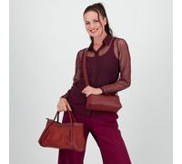 Le Corone Bags Borsa a mano Twin Set in pelle scamosciata