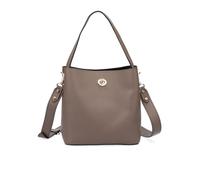 Le Corone Bags Borsa a secchiello in pelle dollaro con chiusura girello