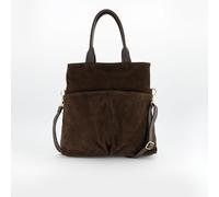 Le Corone Bags Borsa a spalla Andrea Pocket in pelle scamosciata