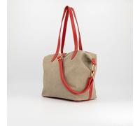 Le Corone Bags Borsa a spalla in pelle canvas Easy Bag