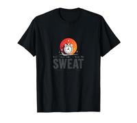 Le Cose Buone arrivano a Coloro Che sudano Motivazione all'allenamento Maglietta, Uomo, Nero, 4XL