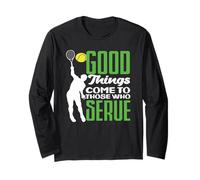 Le Cose Buone del Giocatore di Tennis vengono a servire Maglia a Manica