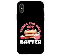 Le cose possono ottenere solo pastella pasticceria Custodia per iPhone X/XS