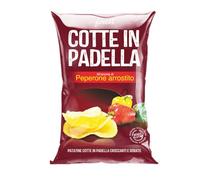 Le Cotte In Padella Patatine Croccanti e Dorate Pacco da 15 x70g | Aroma di Peperone Arrostito