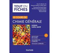 Le cours de chimie générale: Licence, PASS, CAPES