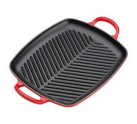 Le Creuest Grill rettangolare Evolution in ghisa vetrificata, 30 cm, Ciliegia, 20201300600422