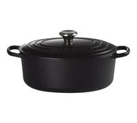 LE CREUSET - Cocotte Ghisa Ovale 35 Nero Matt Int