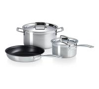 Le Creuset Set 3 Pentole in Acciaio Inox, 53808000010050
