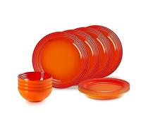 LE CREUSET 79351000907081 dinnerware Set, Stoneware, Arancione