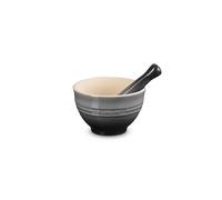 Le Creuset 81209304440003 Mortaio e Pestello per Pesto, Stoneware, Flint