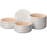 Le Creuset Accatastate Ramekin Calore Resistente Contenitore Set Bianco