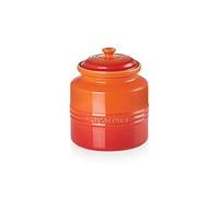 Le Creuset Barattolo porta biscotti in gres vetrificato, Arancio, 91026725090000