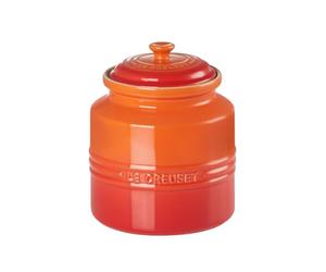 Le Creuset Barattolo porta biscotti in gres vetrificato, Arancio, 91026725090000