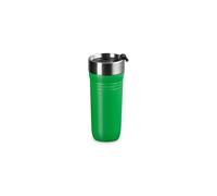 Le Creuset Bicchiere da viaggio, tazza, bottiglia d'acqua, 350 ml, verde bambù, in acciaio inossidabile, isolamento sottovuoto, ritenzione di caldo e freddo, bocca larga, facile da pulire, facile da