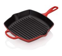 LE CREUSET - Bistecchiera Quadrata In Ghisa Dimensioni 26 X 26 Cm Colore Rosso Ciliegia