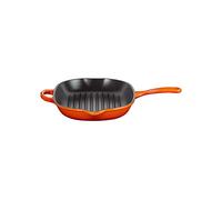 Le Creuset Bistecchiera skillet ovale Evolution in ghisa vetrificata, diameter 32 cm, Arancio, 20194320900422