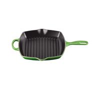 Le Creuset Bistecchiera Skillet quadrata Evolution in ghisa vetrificata, 26 cm, Bamboo, 20183264080422