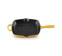 Le Creuset Bistecchiera Skillet quadrata Evolution in ghisa vetrificata, 26 cm, Nectar, 20183266720422