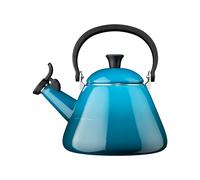 Le Creuset Bollitore Kone, Capacità 1.6 L , 1.7 Qt, Acciaio Smaltato, Deep Teal, 40101026420000