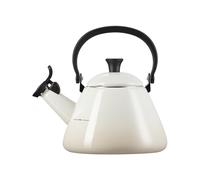 Le Creuset Bollitore Kone, Capacità 1.6 L, 1.7 Qt, Acciaio Smaltato, Meringue, 40101027160000