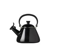 Le Creuset Bollitore Kone, Capacità 1.6 L / 1.7 Qt, Acciaio Smaltato, Nero, 40101021400000