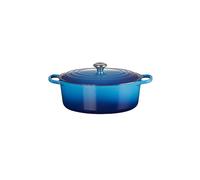 LE CREUSET Bräter ovale 33cm/7,5l SIGNATURE Azure blu
