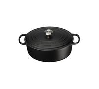 LE CREUSET Bräter ovale SIGNATURE 31cm 6,3l Nero nero