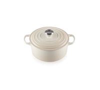 LE CREUSET Bräter rund Signature 24cm/4,2l Meringue crema