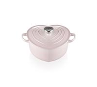Le Creuset Casseruola a forma di cuore con pomello in ghisa, 20 cm, 21401207774455, colore: rosa