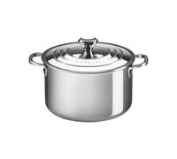 Le Creuset Casseruola Alta con Coperchio Acciaio Inossidabile 20 cm