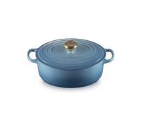 Le Creuset Casseruola Evolution in Ghisa con Coperchio, Ø 27 cm, Chambray, 21178274344441
