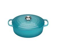 Le Creuset Casseruola Evolution in Ghisa con Coperchio, diameter 27 cm, Blu Caribe, 21178271702430