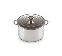 Le Creuset Casseruola profonda con coperchio in acciaio inox, diameter 24 cm, Ghisa, 96604824000000
