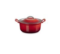 LE CREUSET Casseruola rotonda MODERN HERITAGE 26 cm 4,6 l Rosso ciliegia rosso