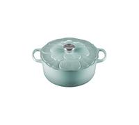 LE CREUSET Casseruola SIGNATURE Fiore 26cm/2l Sea Salt grigio chiaro