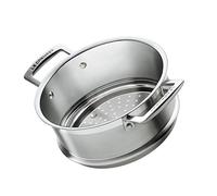 Le Creuset Cestello per cottura al vapore in acciaio inox con manici, diameter 20 cm, Compatibile con Pentole di diameter 20 cm , 96202420000000