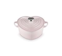 Le Creuset Cocotte a cuore in ghisa vetrificata con pomello a cuore - shell pink Cocotte a cuore in ghisa vetrificata con pomello a cuore - shell pink