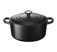 LE CREUSET - Cocotte Ghisa Rotonda 22 Nero Matt Int